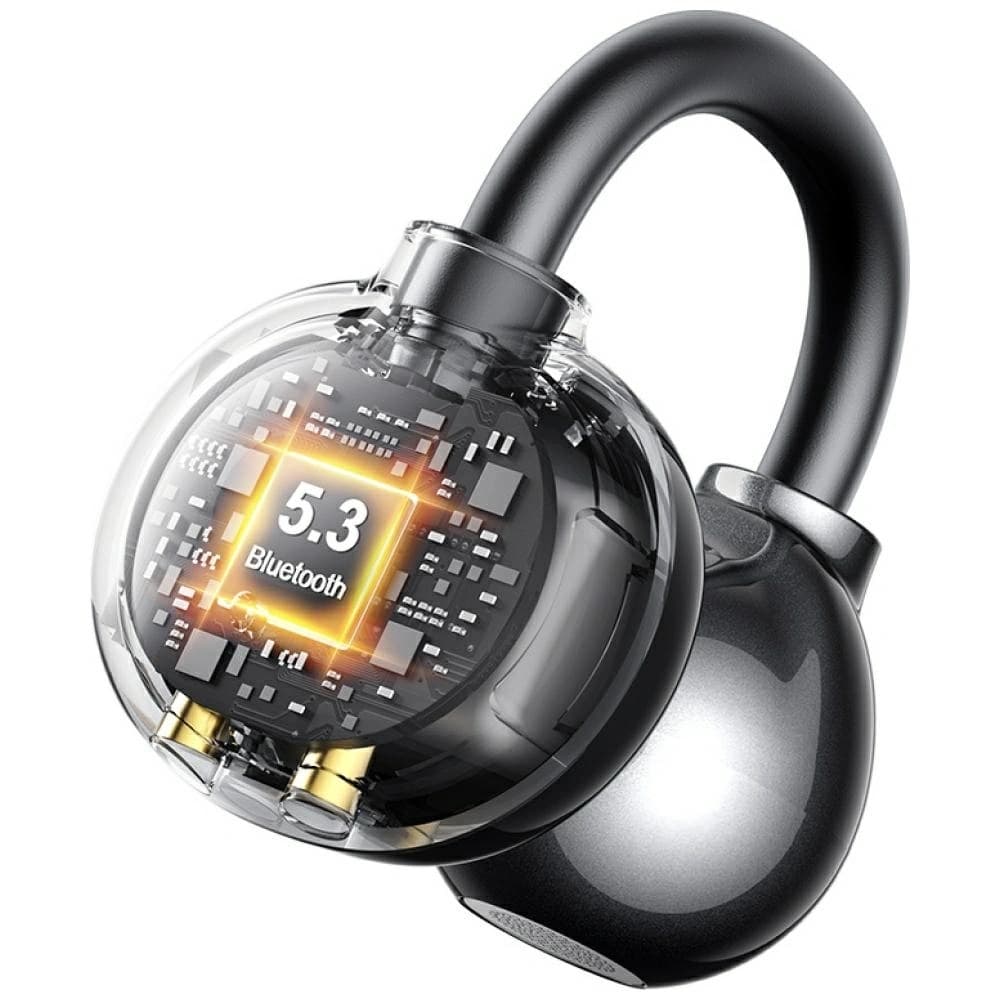 USAMS Echo R02 Drahtlose Clip-on Kopfhörer Bluetooth 5.3 (grau) - 10