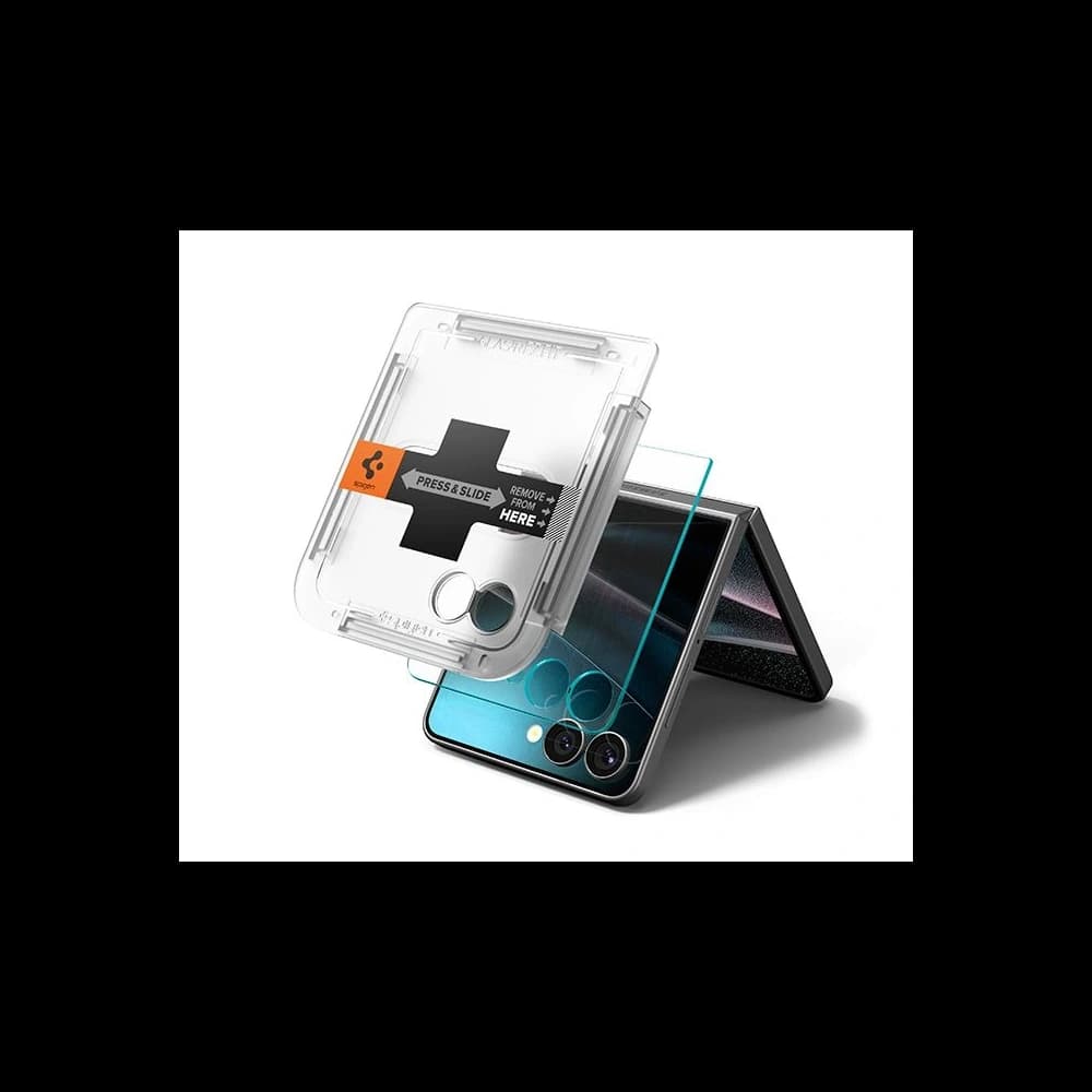 Spigen Glas.tr ez Fit HD Samsung Galaxy Z Flip 7 Klar - 2