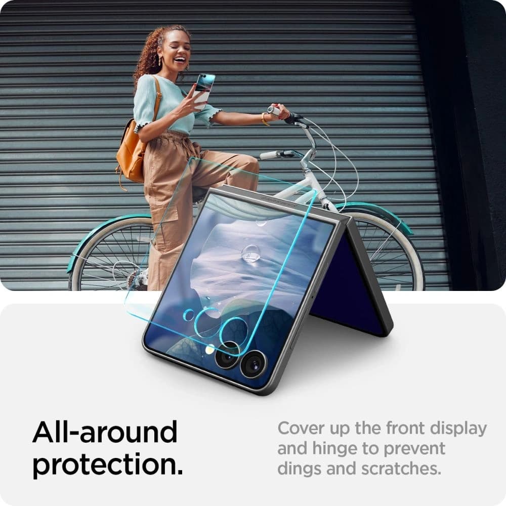 Spigen Glas.tr ez Fit HD Samsung Galaxy Z Flip 7 Klar - 12