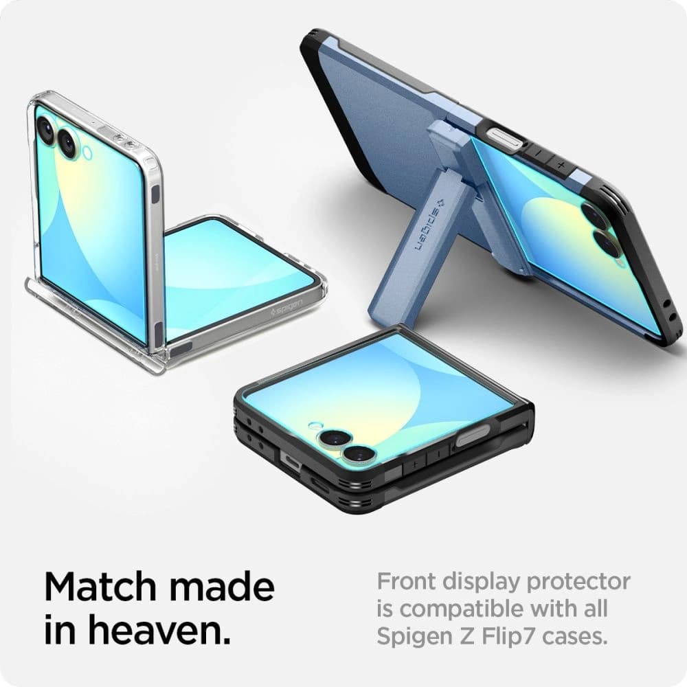 Spigen Glas.tr ez Fit HD Samsung Galaxy Z Flip 7 Klar - 14