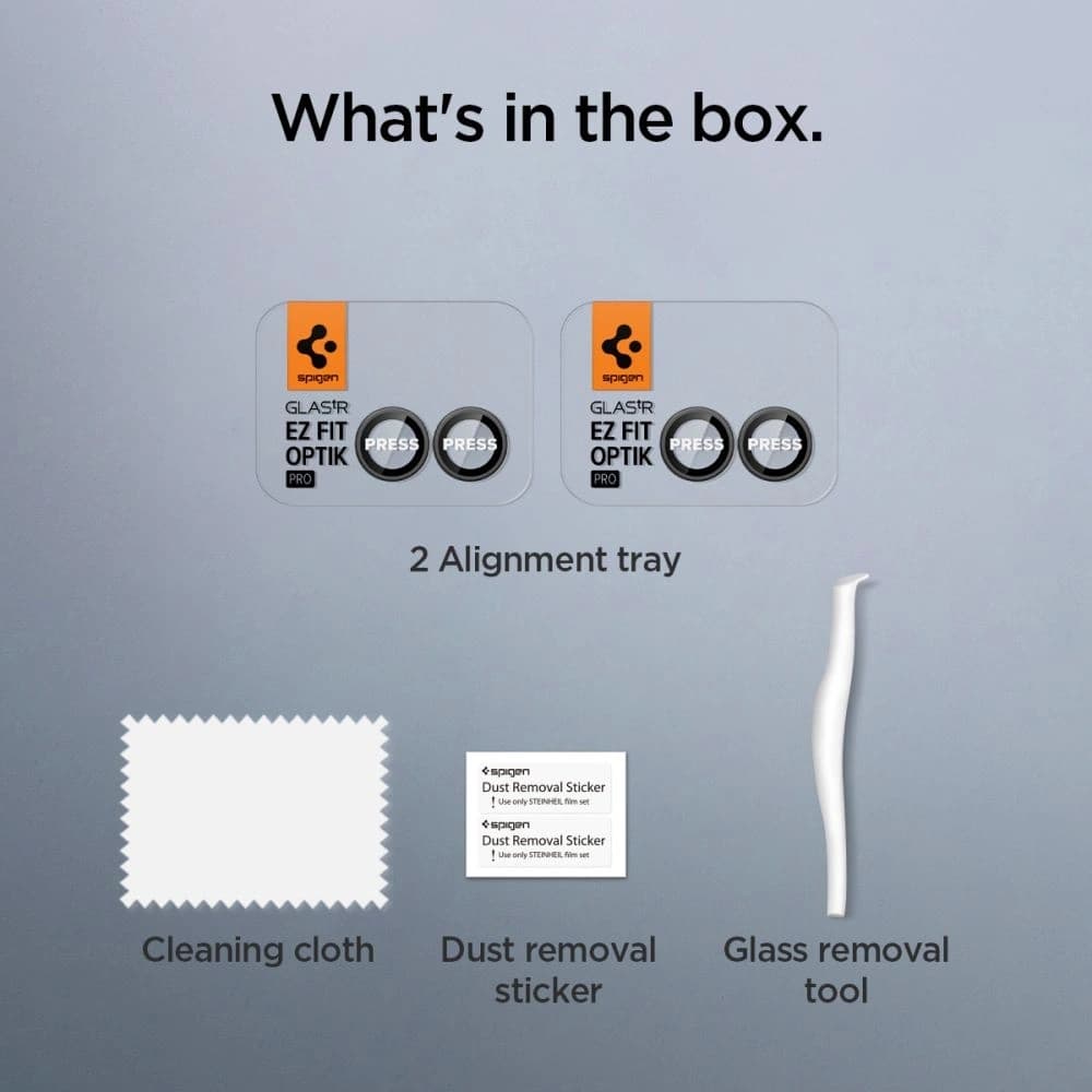Spigen Optik Pro HD Glas.tr ez Fit Kamera Schutz Samsung Galaxy Z Flip 7 Schwarz [2 PACK] - 12
