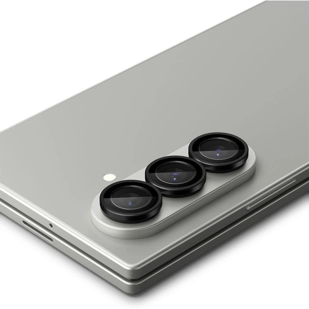 Spigen Optik Pro HD Glas.tr ez Fit Kamera Schutz Samsung Galaxy Z Fold 7 Schwarz [2 PACK] - 4