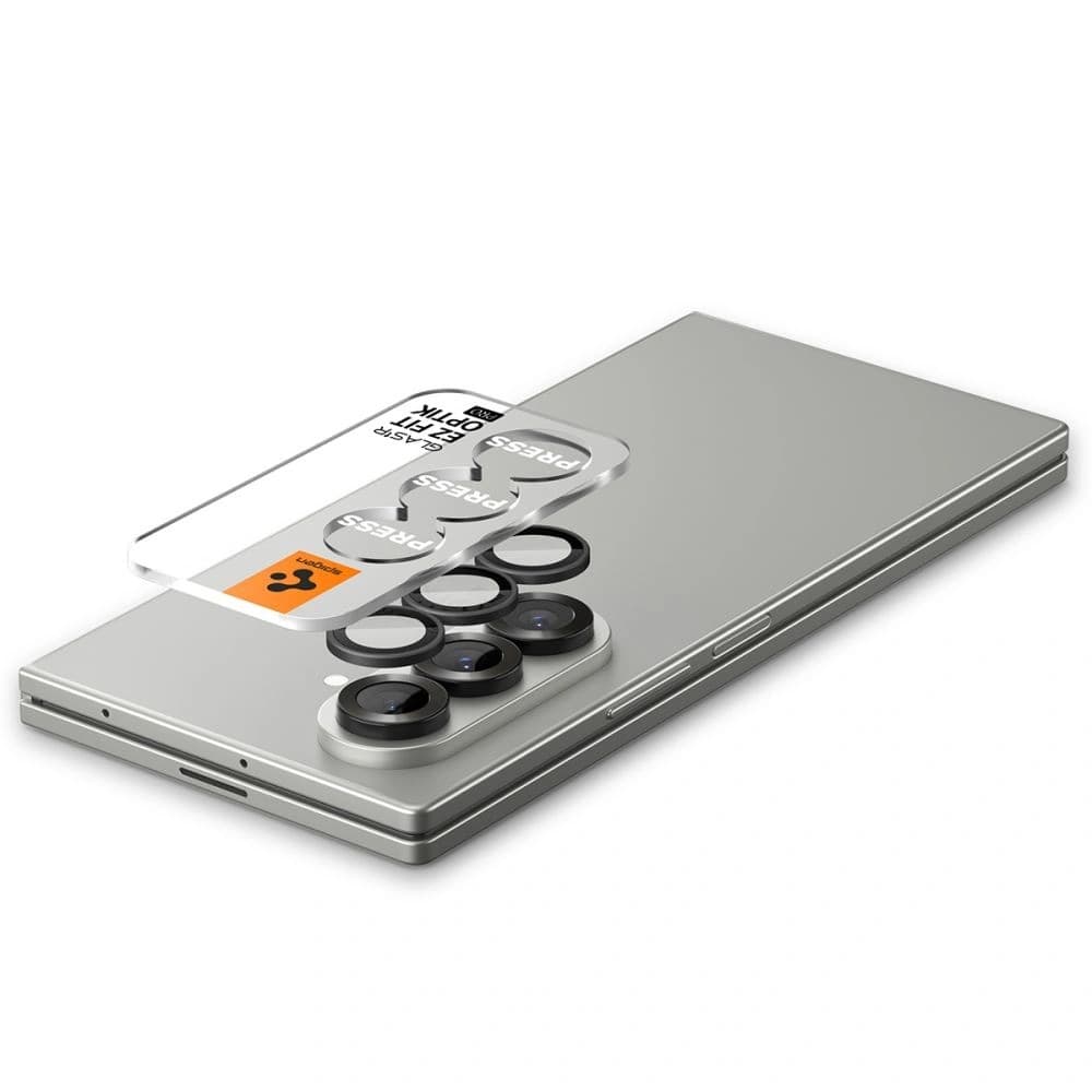 Spigen Optik Pro HD Glas.tr ez Fit Kamera Schutz Samsung Galaxy Z Fold 7 Schwarz [2 PACK] - 5