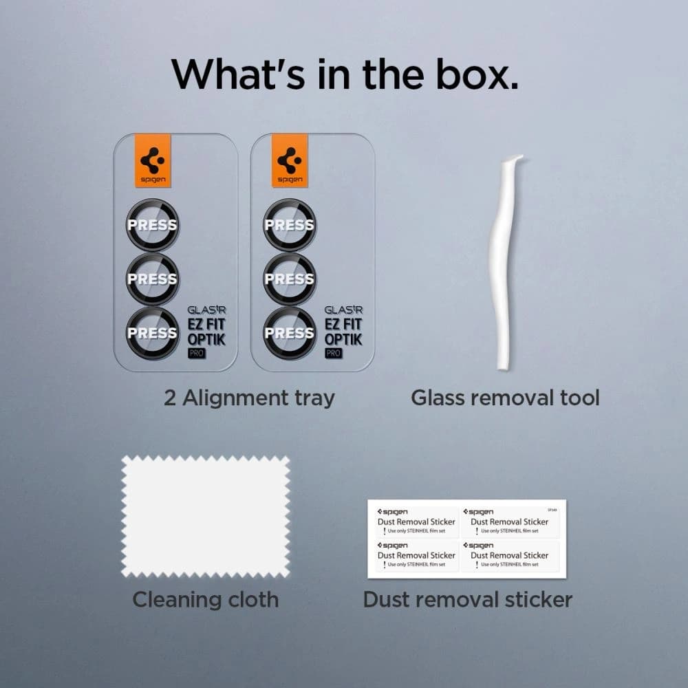Spigen Optik Pro HD Glas.tr ez Fit Kamera Schutz Samsung Galaxy Z Fold 7 Schwarz [2 PACK] - 11