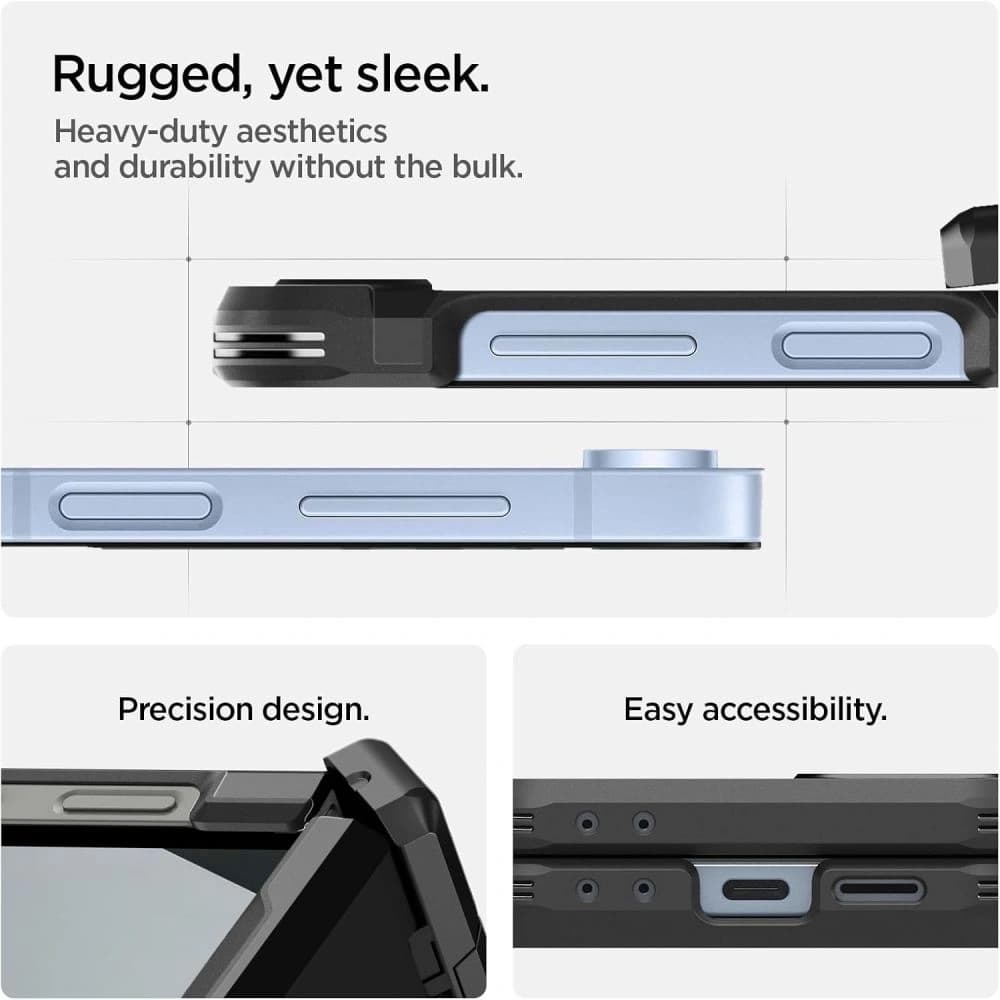 Spigen Tough Armor Pro Mag MagSafe Samsung Galaxy Z Flip 6 / 7 FE Black - 5