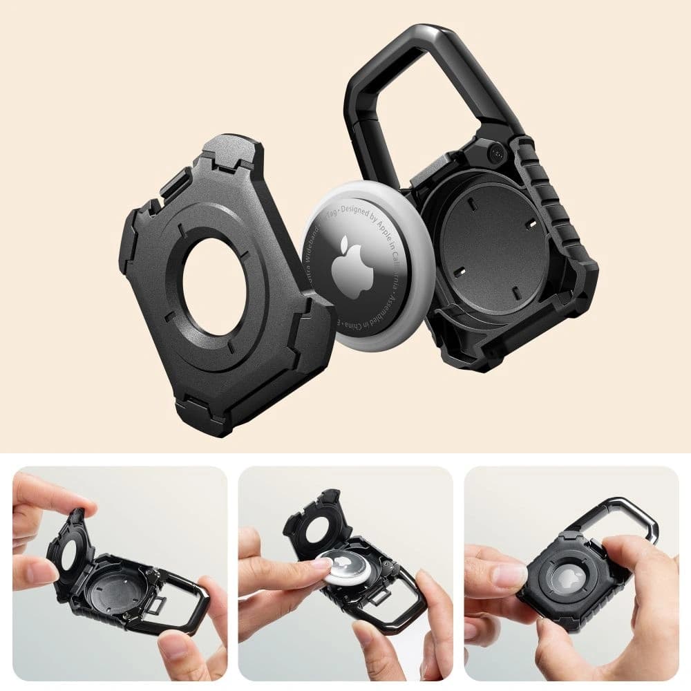 Tech-Protect Kevlar Apple AirTag 1 / 2  Black - 6