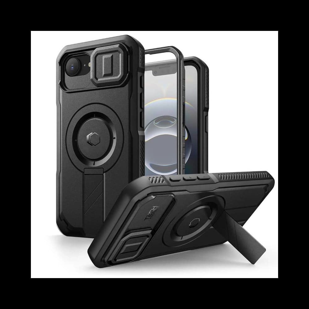 Tech-Protect Kevlar MagSafe Apple iPhone 17e / 16e Black - 1