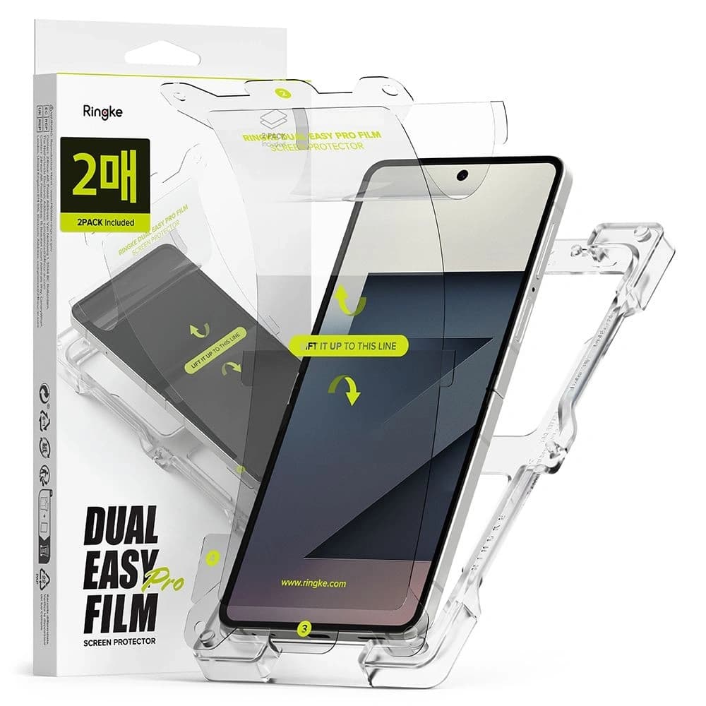 Ringke Dual Easy Pro Samsung Galaxy Z Flip 7 Klar [2 PACK] - 1