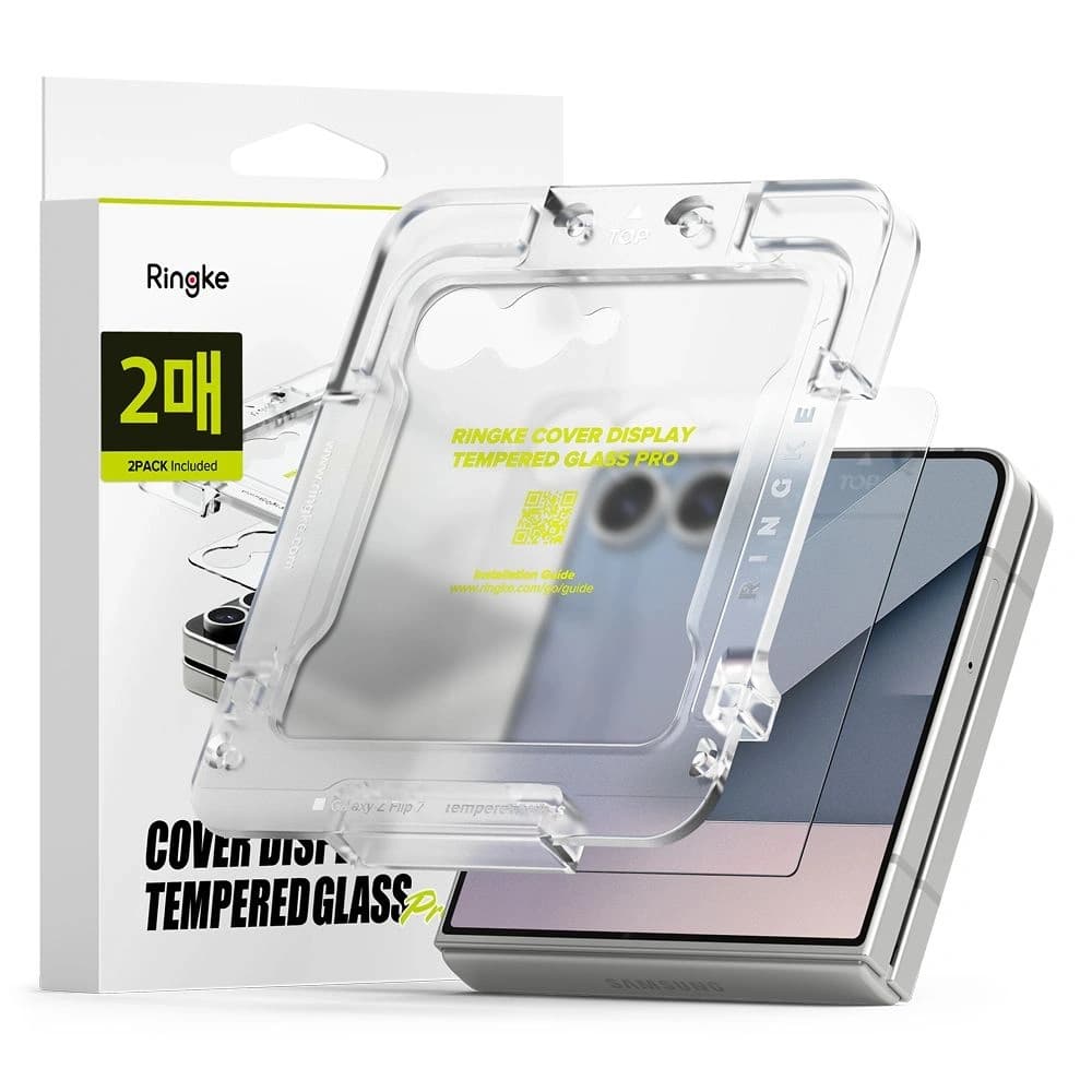 Ringke Cover Display Pro Samsung Galaxy Z Flip 7 Clear [2 PACK] - 1