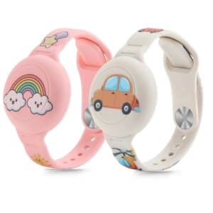 Tech-Protect Smooth For Kids Apple AirTag 1 / 2 Colorful [2 PACK]