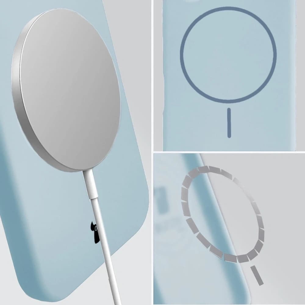 Bizon Soft Case Magnetic Apple iPhone 14 Pro Max blau - 4