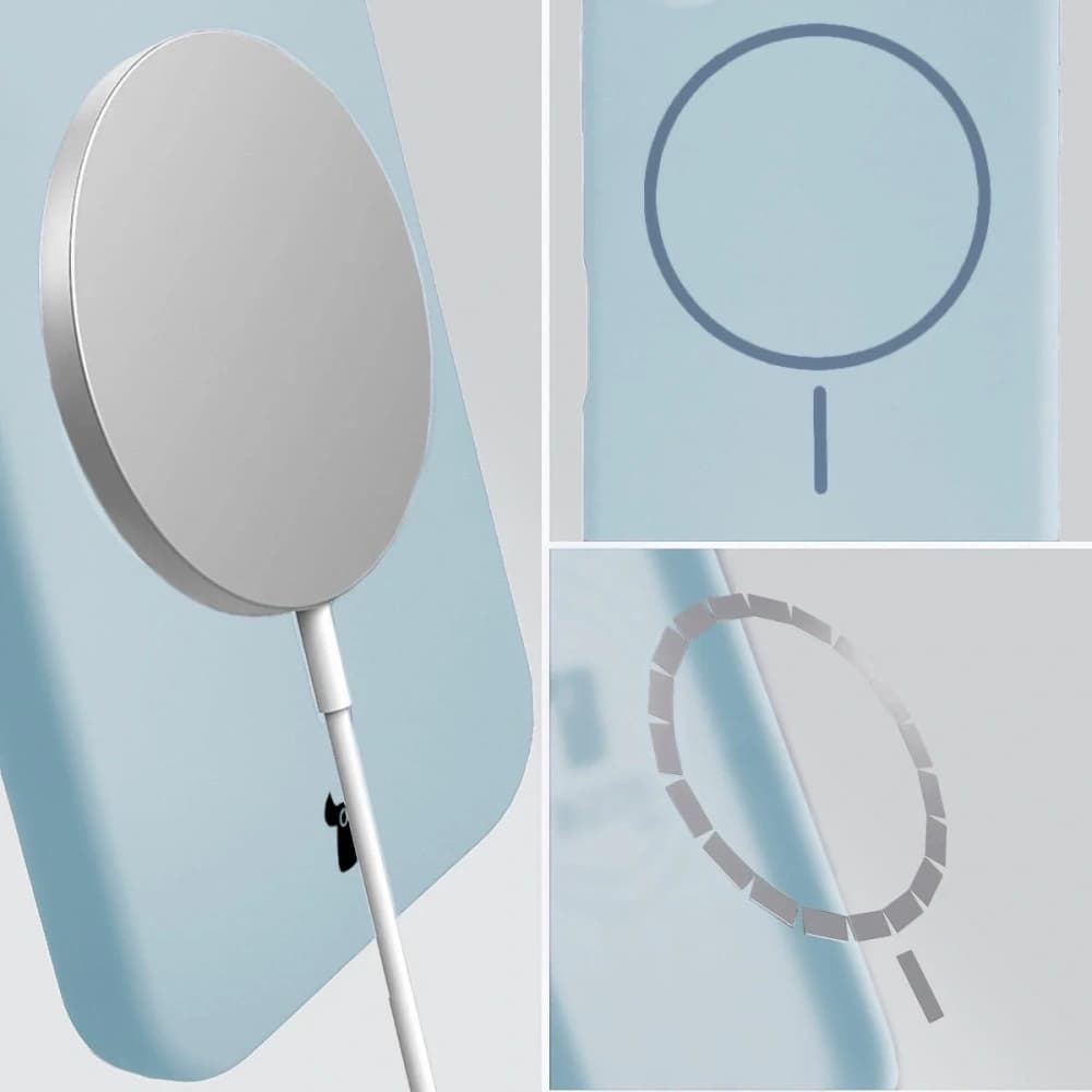 Bizon Soft Case Magnetic Apple iPhone 15 Pro Max blue - 4