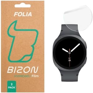 Bizon Glass Watch Hydrogel Samsung Galaxy Watch 8 40 mm [2 PACK]