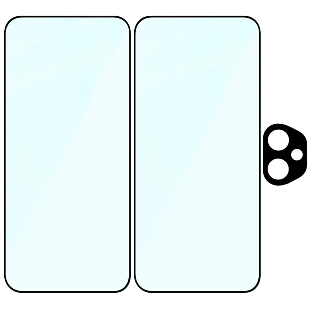 Bizon Edge 2 Pack 2x tempered glass + 1x lens protection Honor 400 - 6