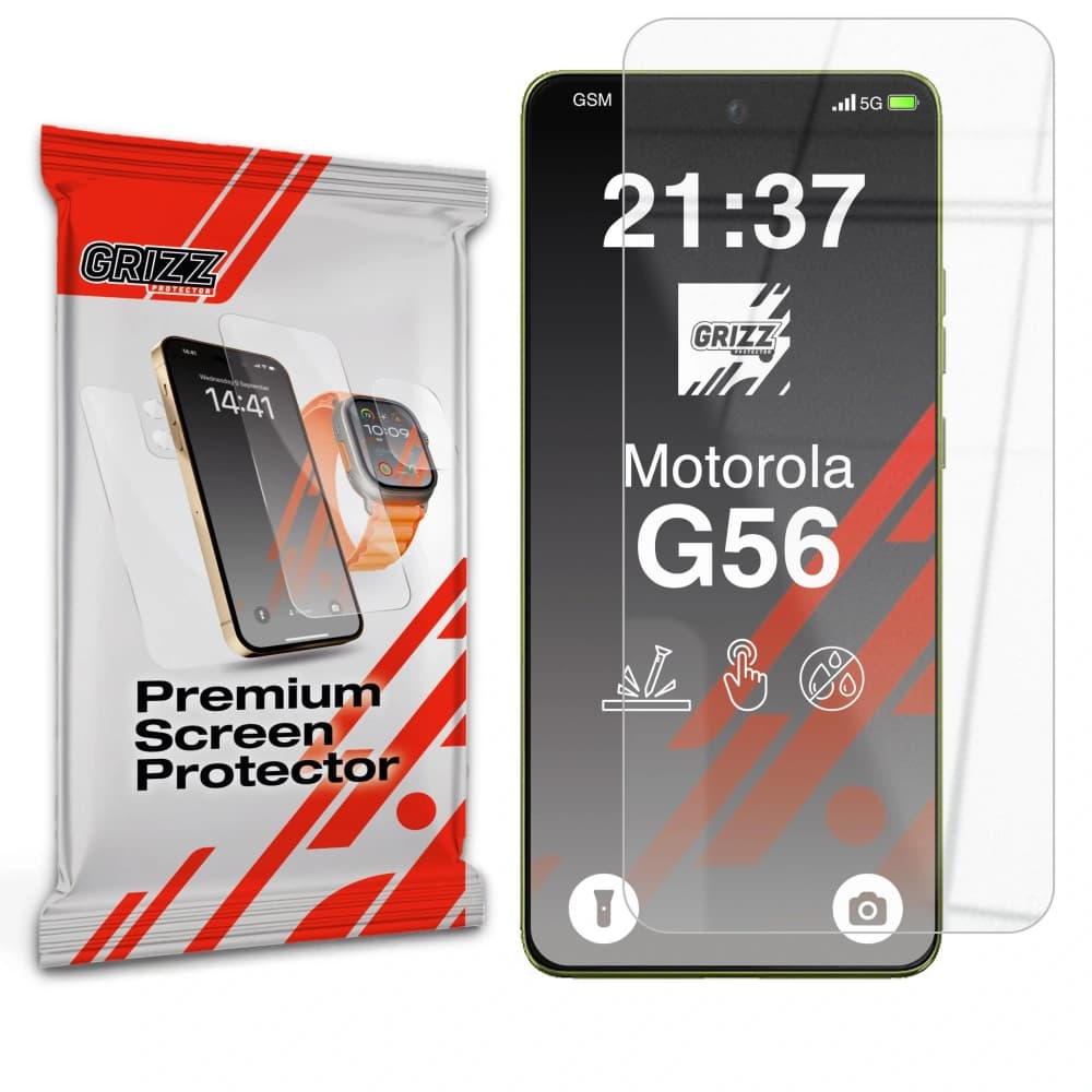 GrizzGlass HybridGlass Motorola Moto G56 - 1