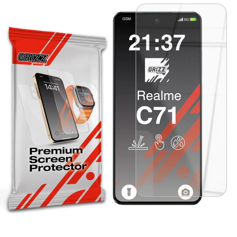 GrizzGlass HybridGlass Realme C71 - 1