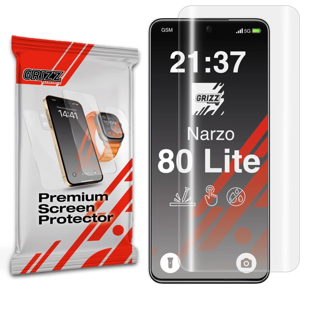 GrizzGlass Hydrofilm Realme Narzo 80 Lite - 1