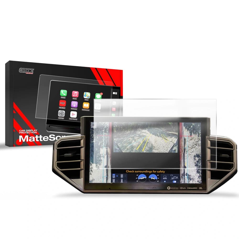 Matte GrizzGlass CarDisplay Protection Toyota Tundra 14" (2022-2025) - 11