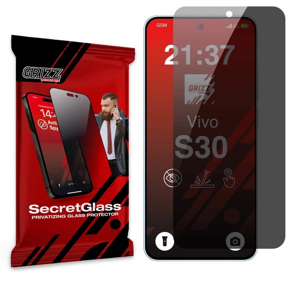 GrizzGlass Matte SecretGlass Vivo S30 - 1