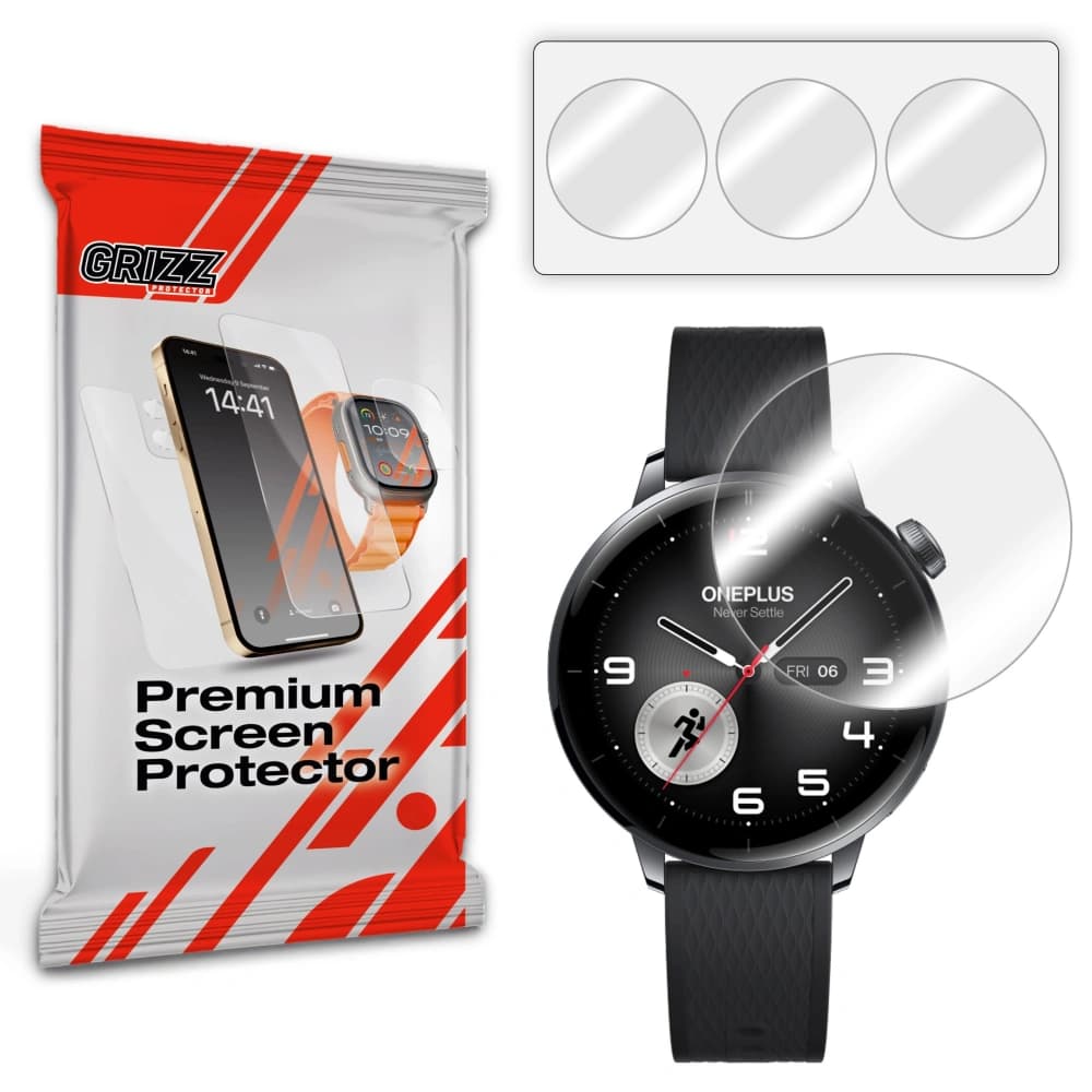 GrizzGlass Hydrofilm OnePlus Watch 3 43mm - 1