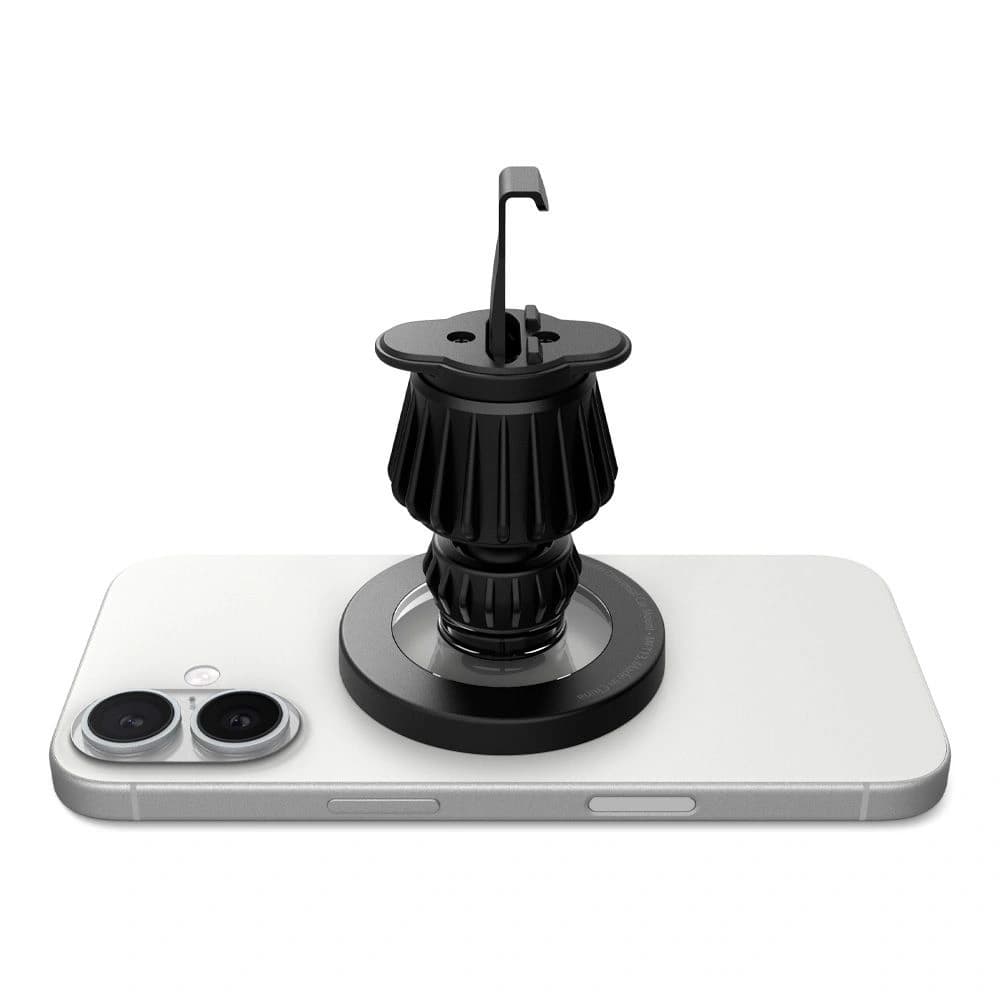 Uchwyt samochodowy na kokpit / do kratki Spigen MFT13 Magnetic MagSafe Dashboard & Vent Car Mount Silver - 4