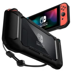 Spigen Tasche Rugged Armor Nintendo Switch Schwarz
