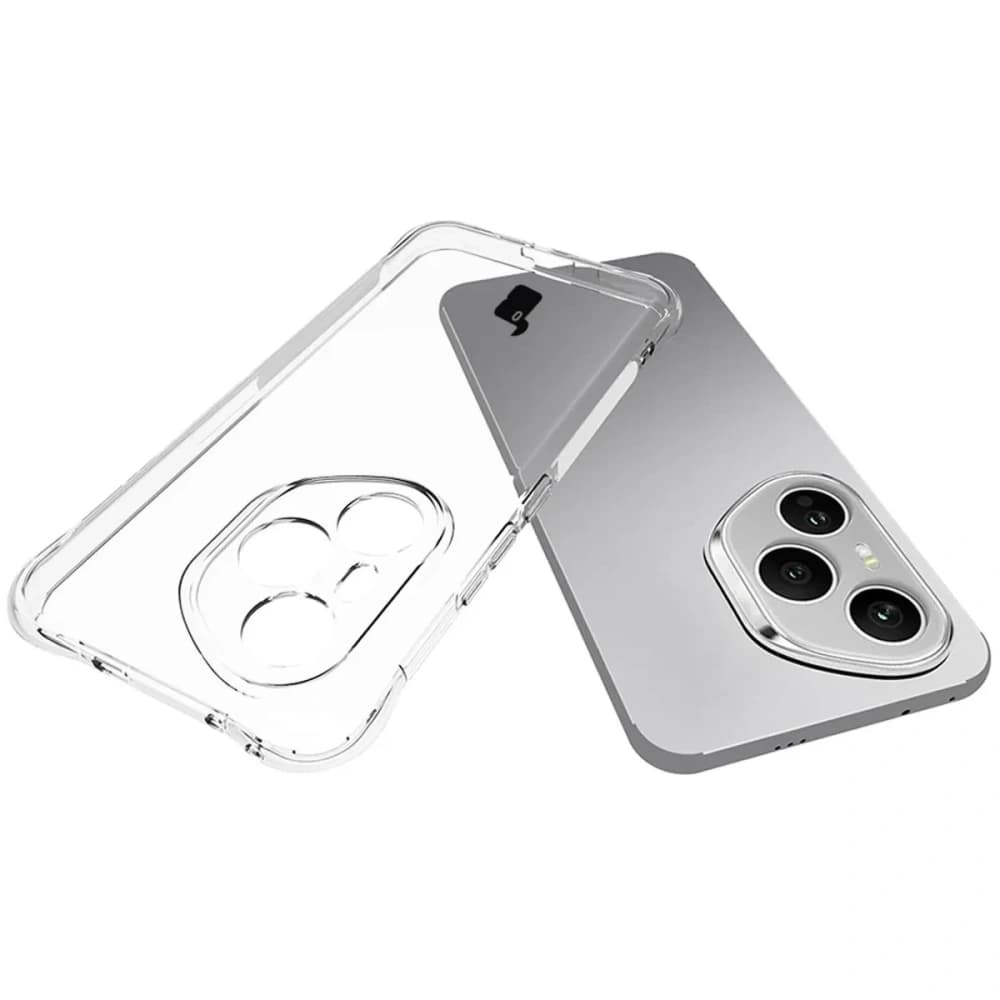 Bizon Case Clear Pack Hülle + 2x Displayschutzfolie für Honor 400 Pro - 5