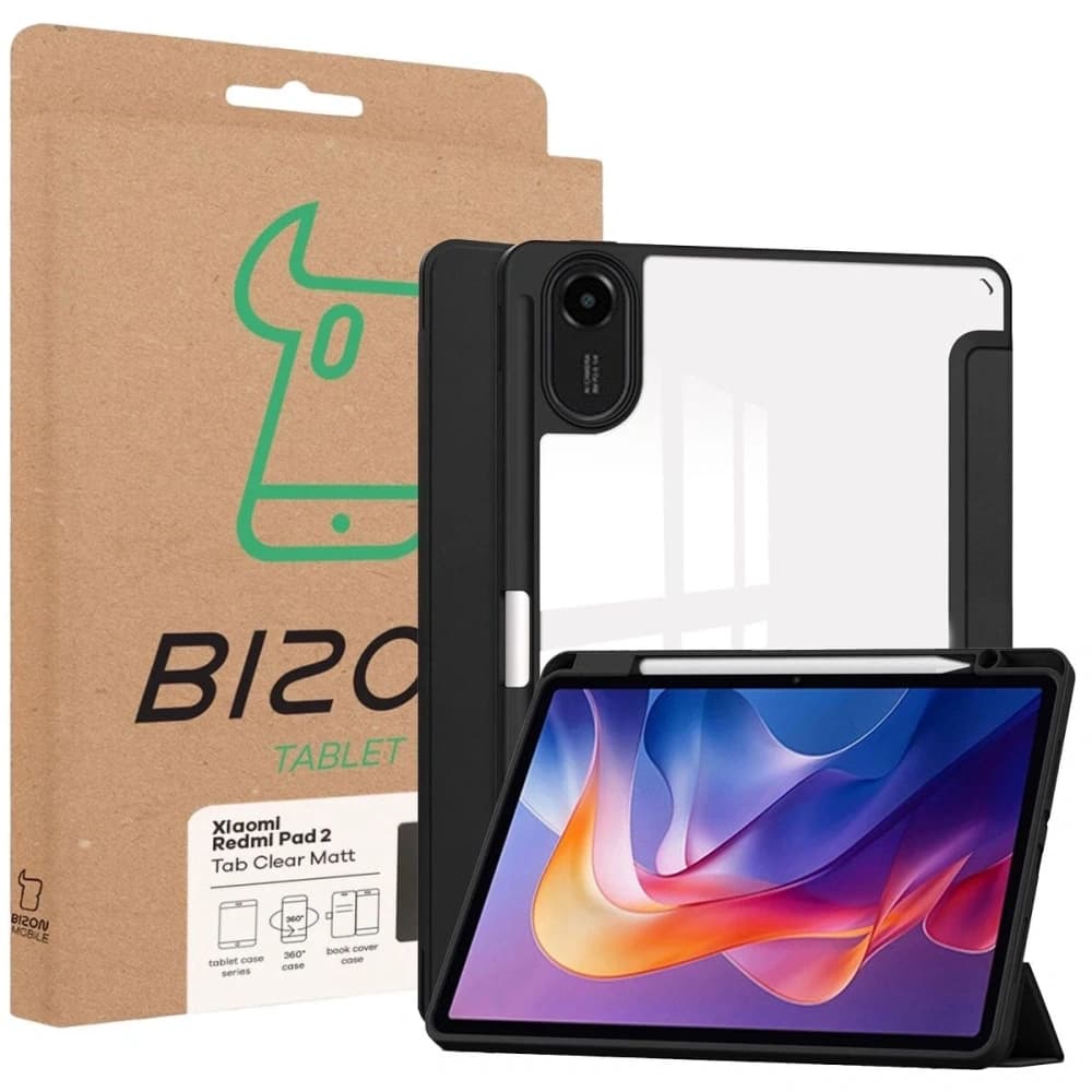 Bizon Case Tab Clear Matt Xiaomi Redmi Pad 2 black - 8