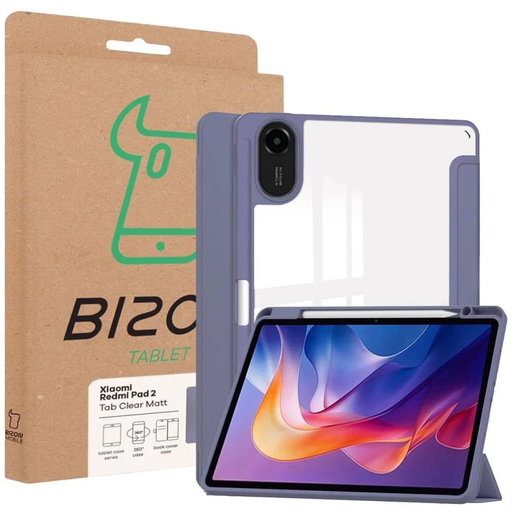 Bizon Case Tab Clear Matt Xiaomi Redmi Pad 2 Lavendel - 8