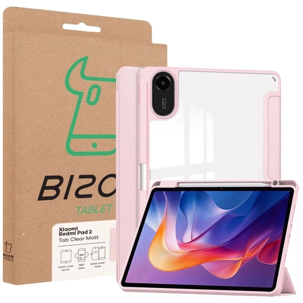 Bizon Case Tab Clear Matt Xiaomi Redmi Pad 2 pink - 8