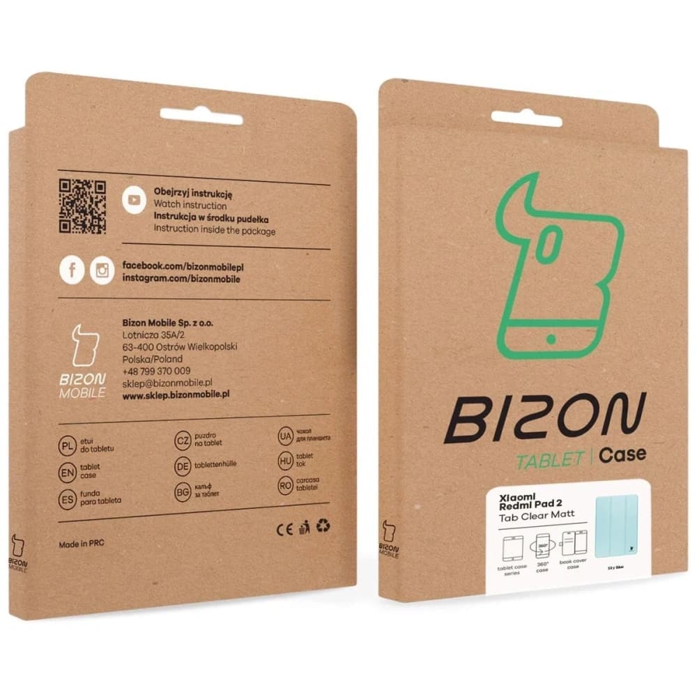 Bizon Case Tab Clear Matt Xiaomi Redmi Pad 2 blau - 9