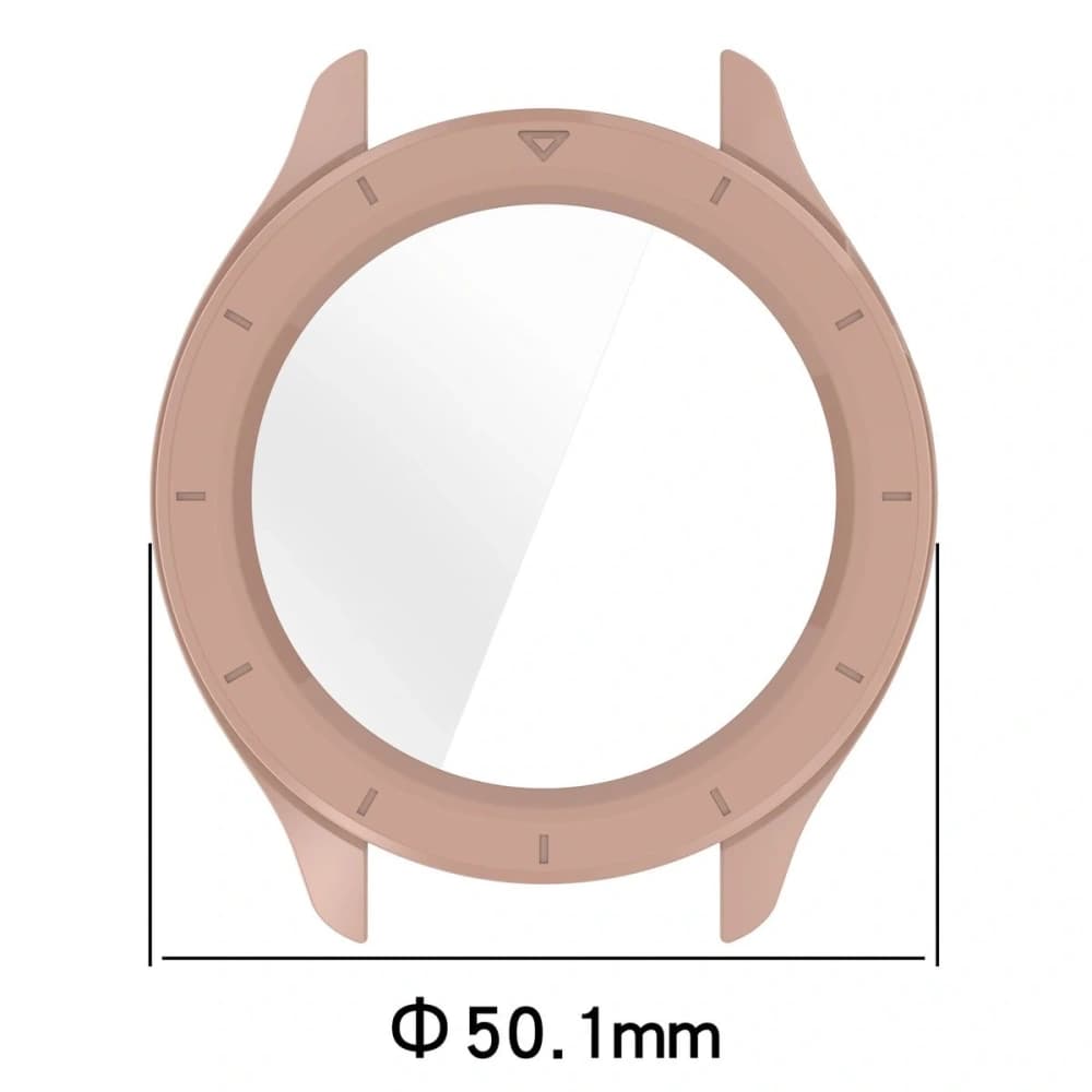 Bizon Case+Glass Watch Xiaomi Watch S4 pink - 2