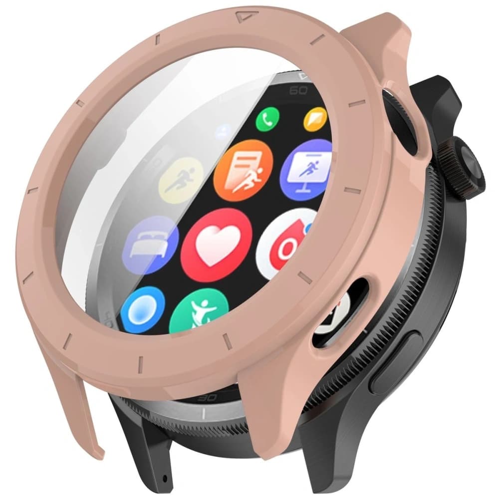 Bizon Case+Glass Watch Xiaomi Watch S4 pink - 4
