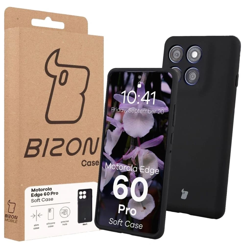 Bizon Soft Case Motorola Edge 60 Pro black - 7