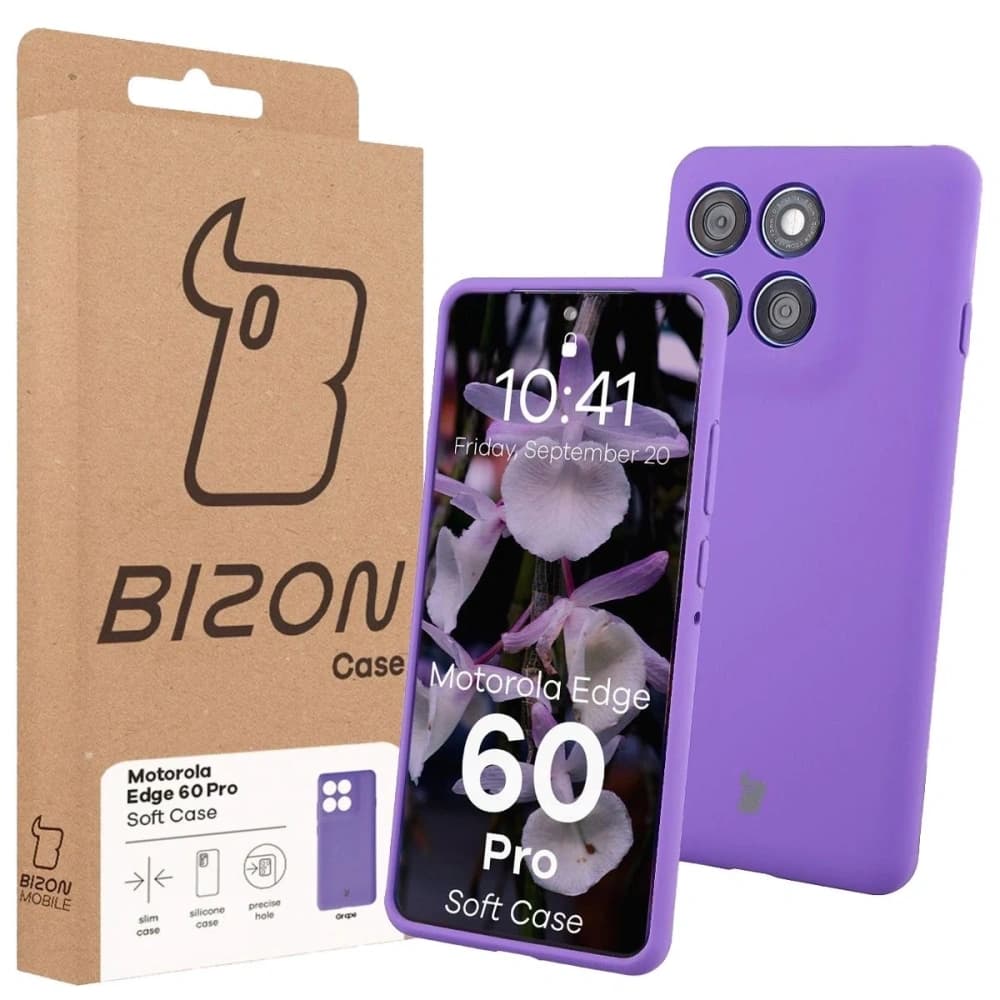 Bizon Soft Case Motorola Edge 60 Pro purple - 7