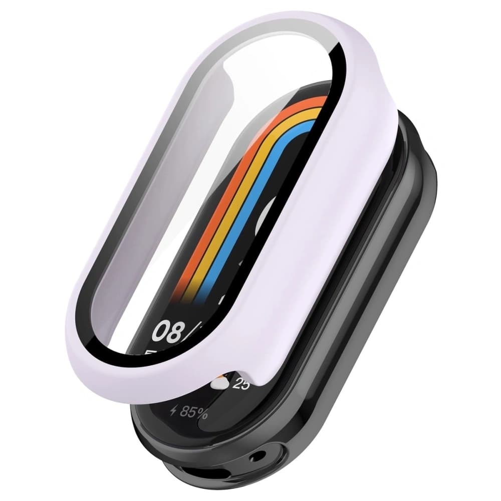 Bizon Case+Glass Watch Xiaomi Smart Band 10 light purple - 4