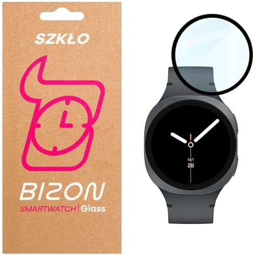Bizon Glass Watch Edge Hybrid Samsung Galaxy Watch 8 40mm black