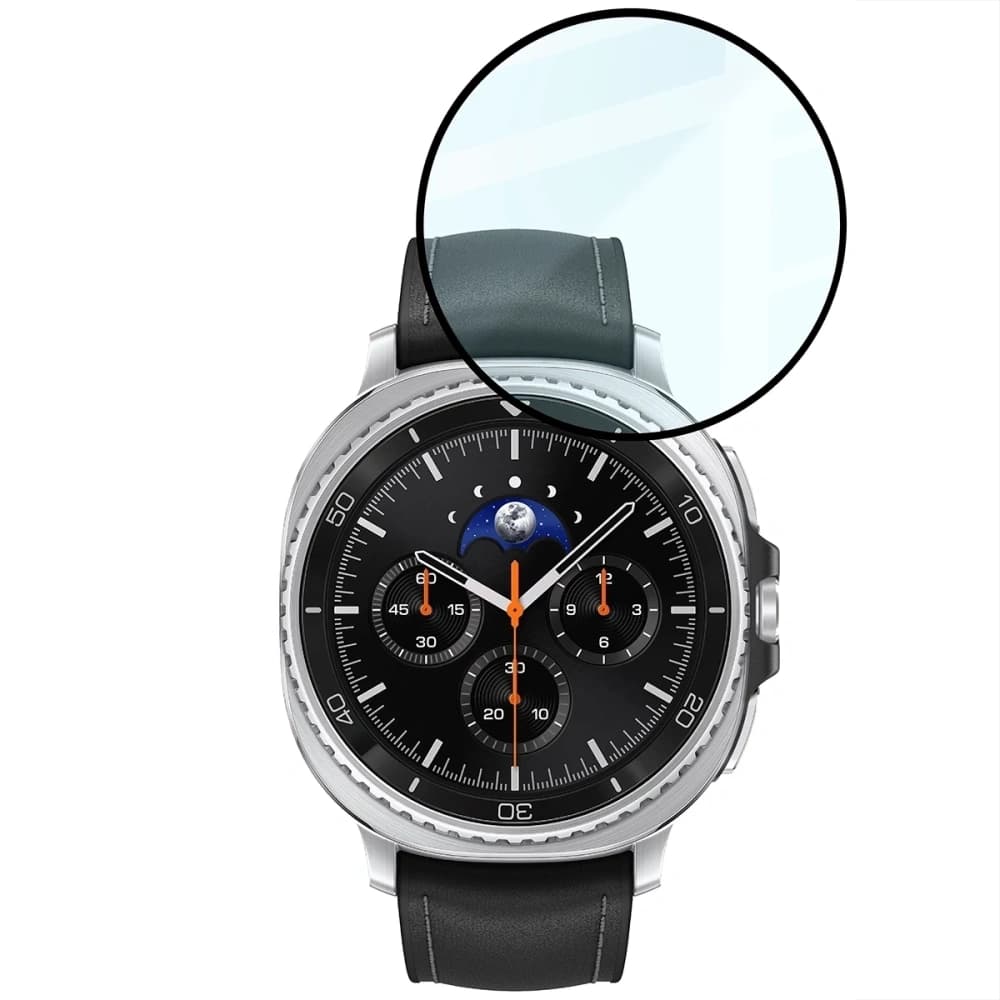 Bizon Glass Watch Edge Hybrid Samsung Galaxy Watch 8 Classic 46mm black - 5