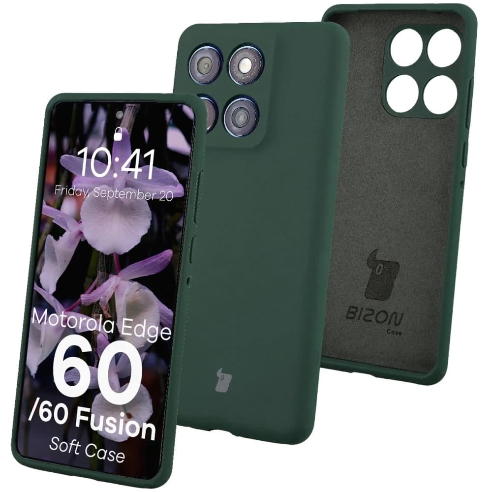 Bizon Soft Case Motorola Edge 60 Fusion / 60 dark green - 1