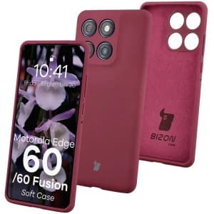 Bizon Soft Case Motorola Edge 60 Fusion / 60 dark purple