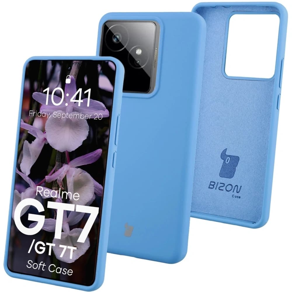 Bizon Soft Case Realme GT 7 / 7T blue - 1