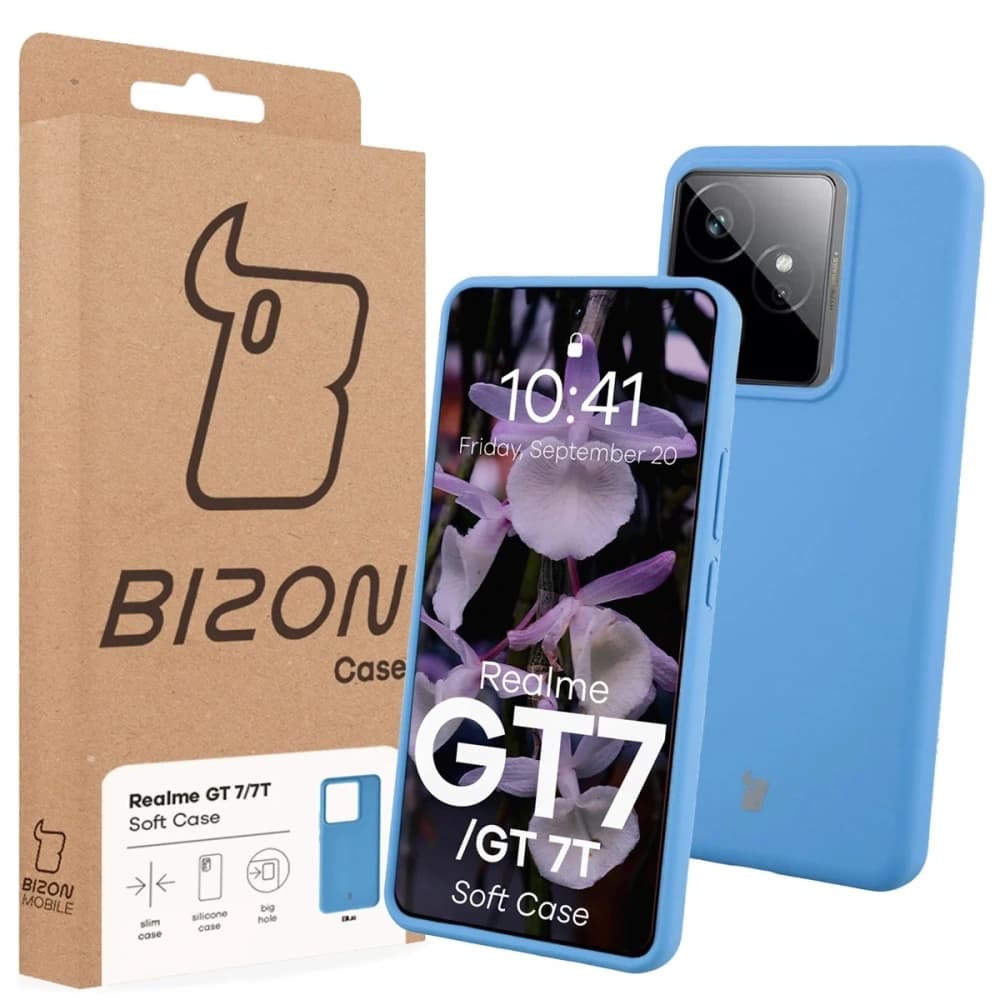 Bizon Soft Case Realme GT 7 / 7T blue - 7
