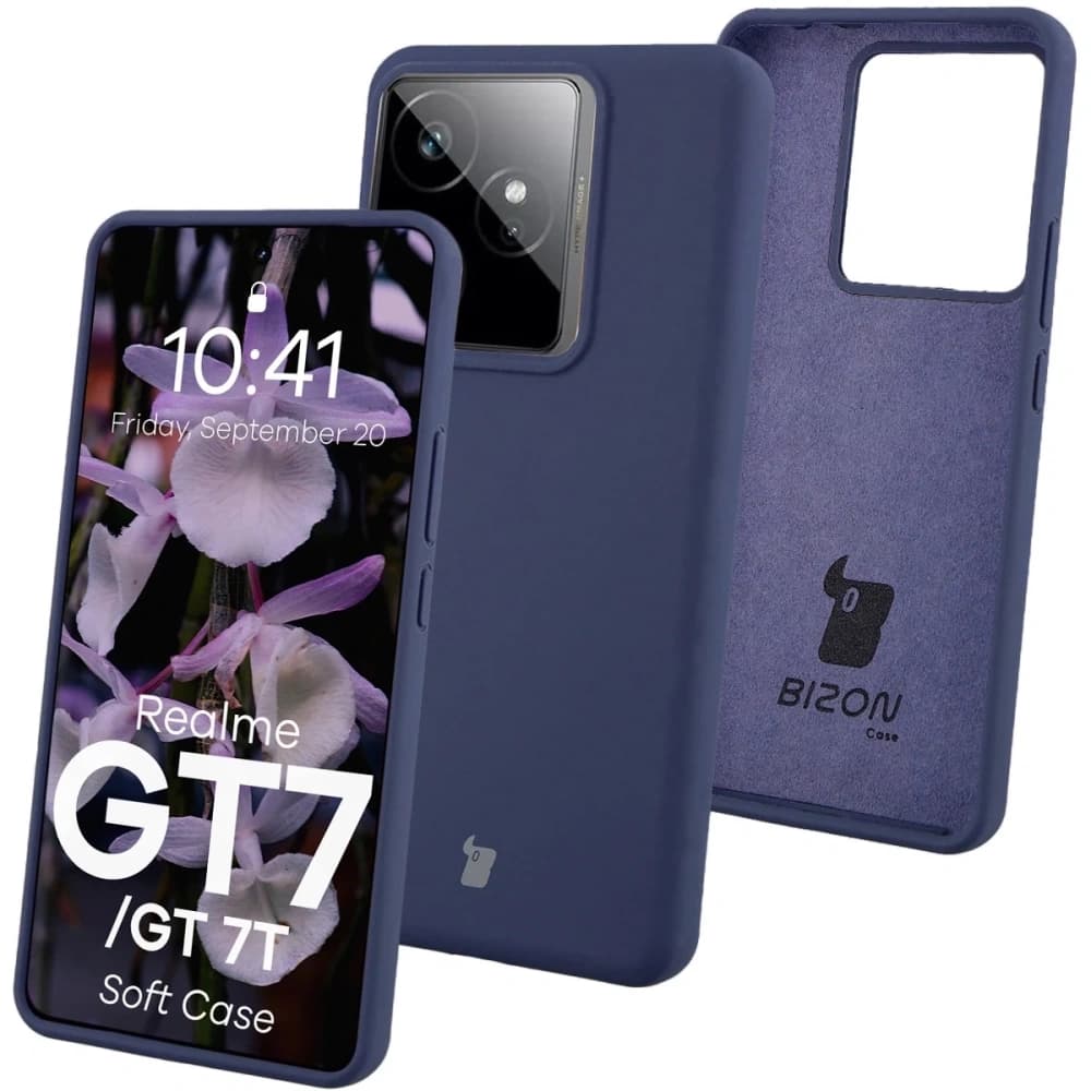 Bizon Soft Case Realme GT 7 / 7T dark blue - 1