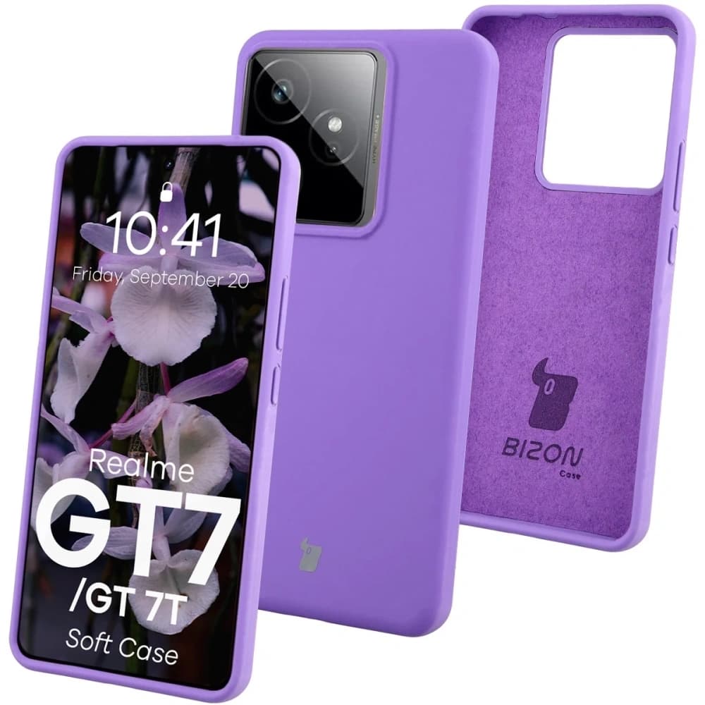 Bizon Soft Case Realme GT 7 / 7T purple - 1