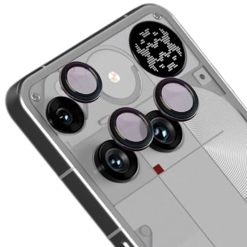 Bizon Glass Snap Lens Nothing Phone (3) black frame