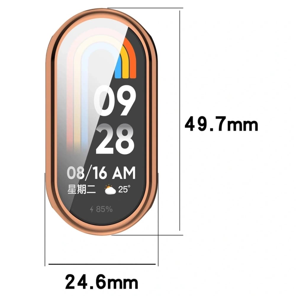 Bizon Case Watch Felipe Xiaomi Smart Band 10 rose gold - 3