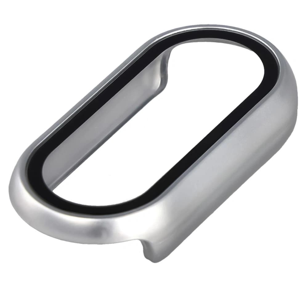 Bizon Case+Glass Watch Xiaomi Smart Band 10 silver - 6