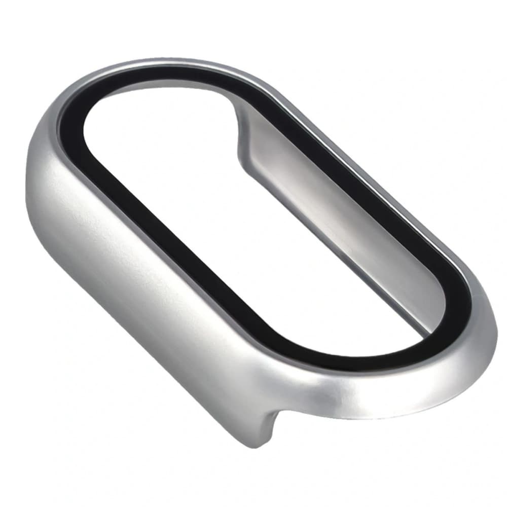 Bizon Case+Glass Watch Xiaomi Smart Band 10 silver - 7