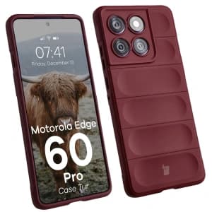 Bizon Case Tur Motorola Edge 60 Pro burgundy