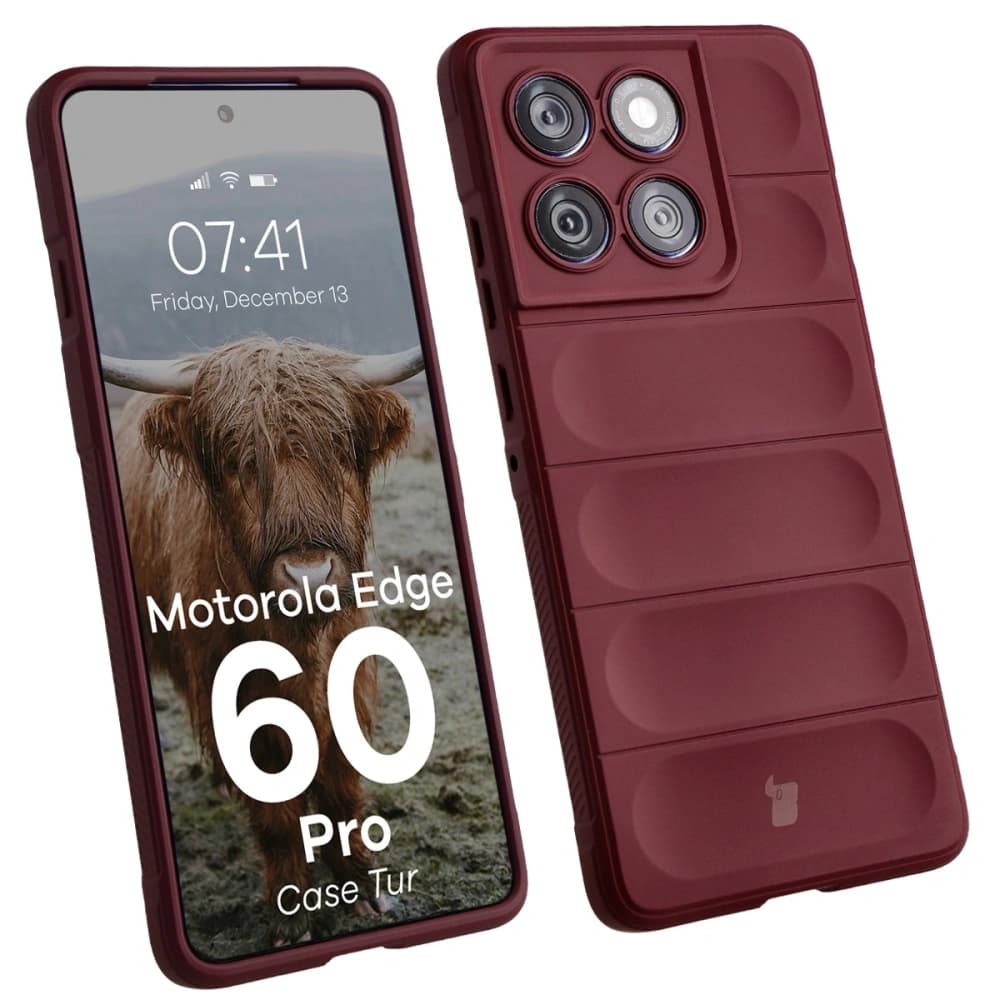 Bizon Case Tur Motorola Edge 60 Pro burgund - 1